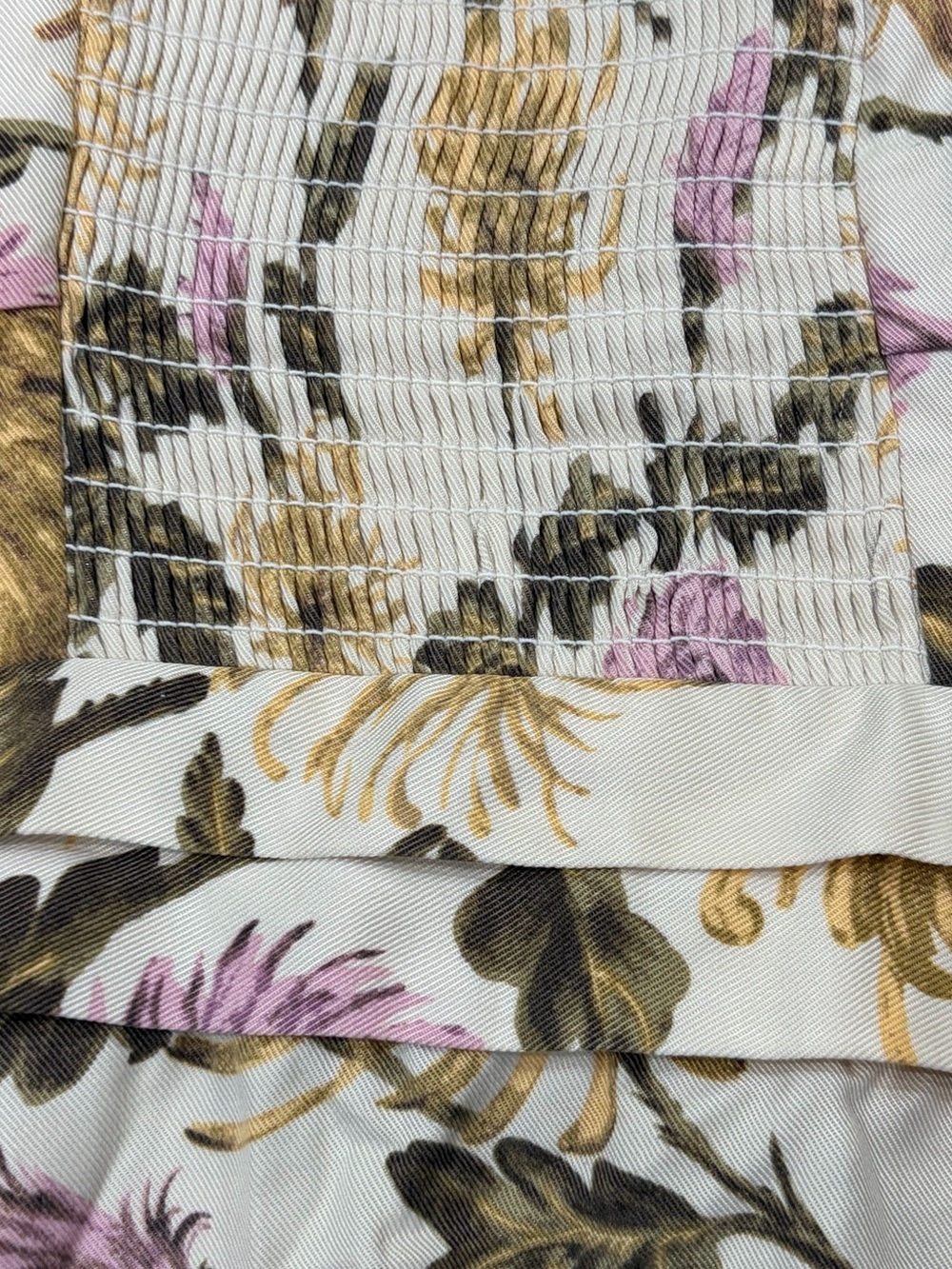 Aritzia WILFRED Vintage Floral Corset Mini Dress Size 4 - Picture 9 of 12